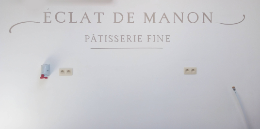 Logo et lettrage pour "Eclat de Manon" P&acirc;tisserie fine