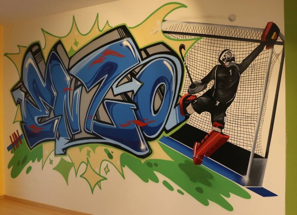 Décoration d’une chambre d’adolescent inspirée du mouvement graffiti à Éghezée