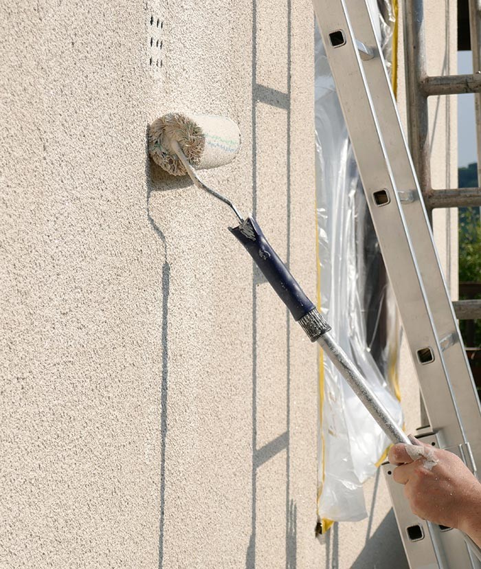 Peinture extérieure en bâtiment à Namur