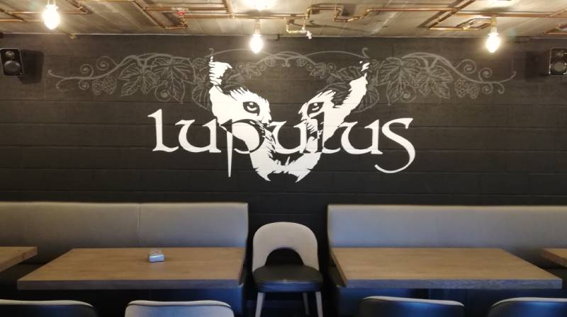 logo marque biere cafe art paint