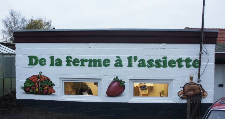 lettrage entreprise restaurant typographie
